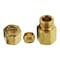 Thrifco Plumbing No. 66 5/16 Inch x 1/4 Inch Lead-Free Brass Compression FIP Adapte 4401351 - alternate 3